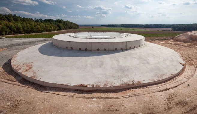 Betonfundament Onshore Windenergieanlage