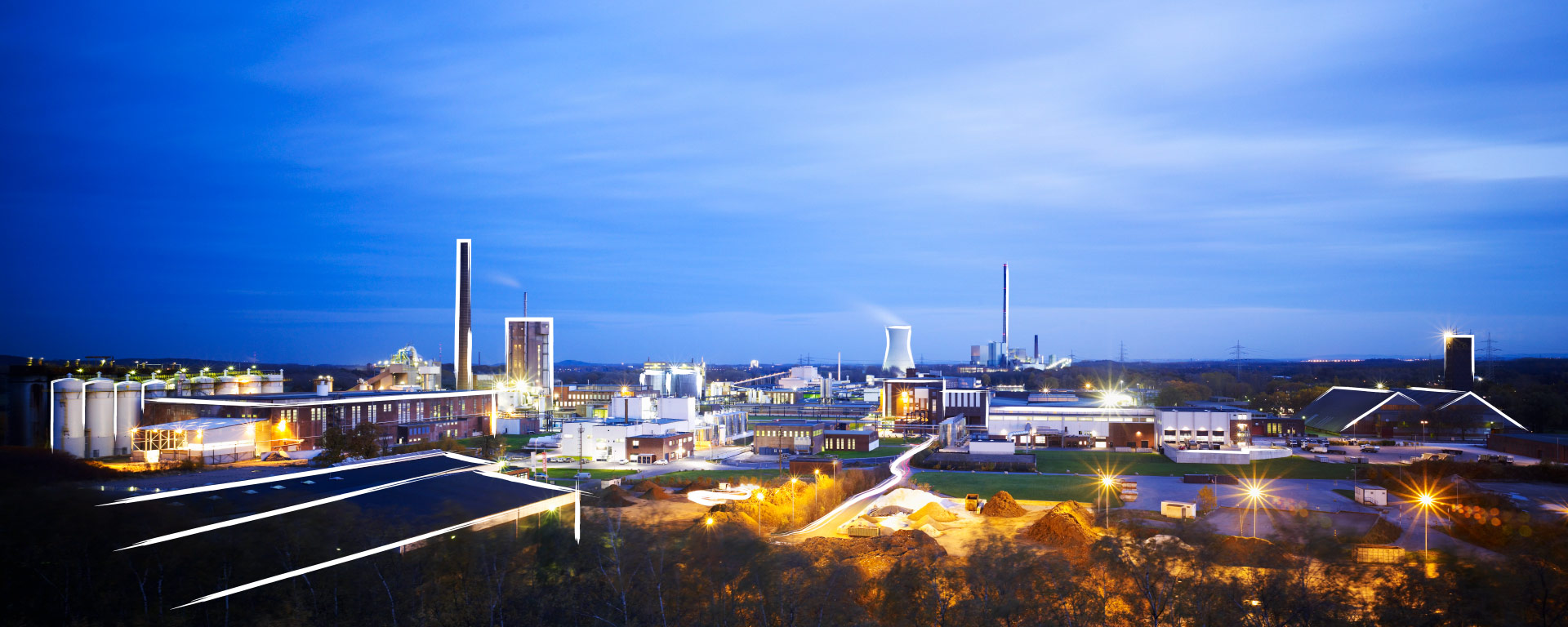 Anlagenverbund in einem REMONDIS-Recyclingzentrum