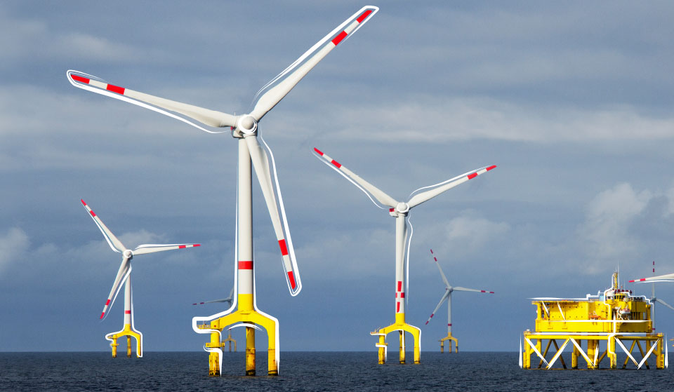 Offshore Windpark Nordsee 